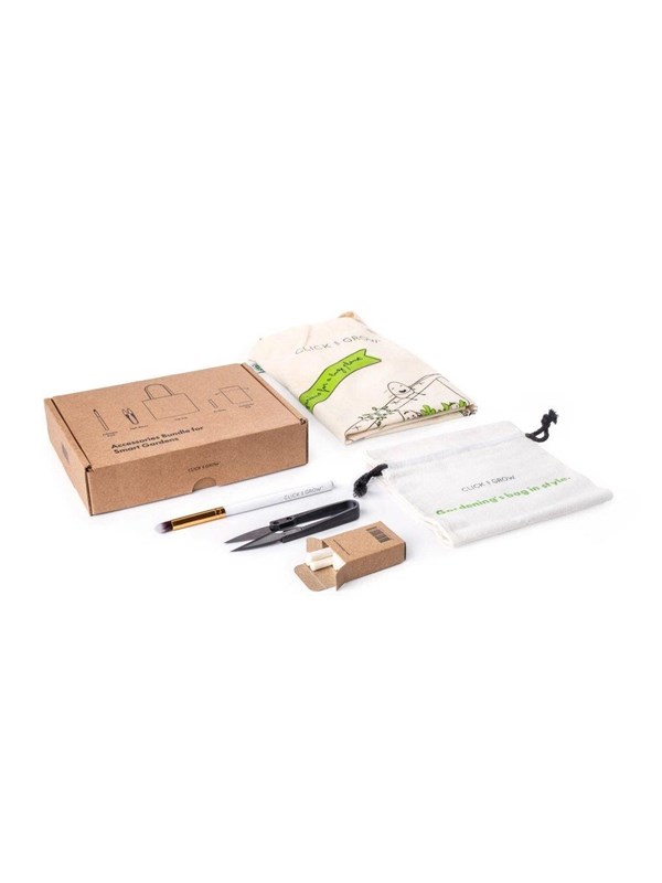 Click & Grow - Smart Garden 9 starter kit + Calming tea mix + Gardening accessories