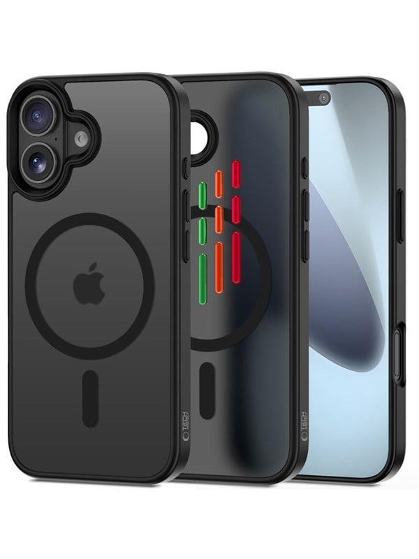 Tech-Protect MagMat XT 4-set MagSafe Case for iPhone 17 - matt black