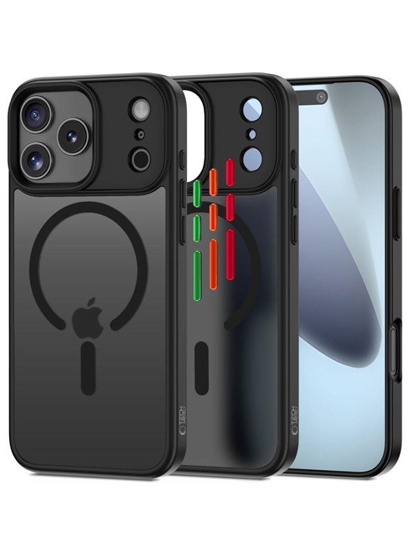 Tech-Protect MagMat XT 4-set MagSafe Case for iPhone 17 Pro - matt black