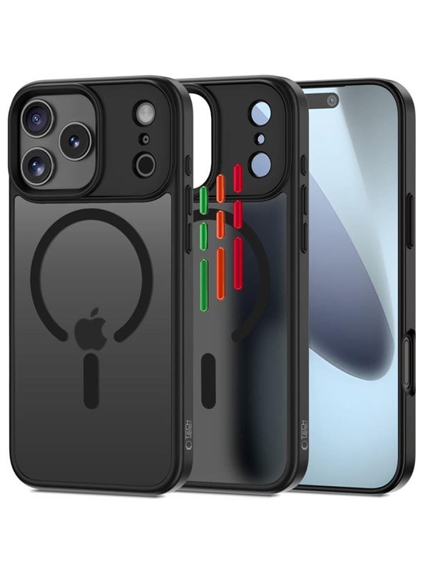 Tech-Protect MagMat XT 4-set MagSafe Case for iPhone 17 Pro Max - Matte Black