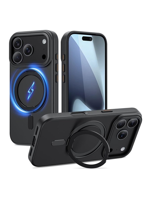 Tech-Protect MagRing MagSafe Case for iPhone 17 Pro - Matte Black