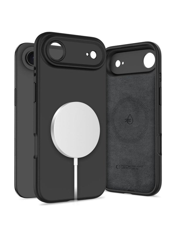 Tech-Protect Silicone MagSafe Case for iPhone 17 Air - Black