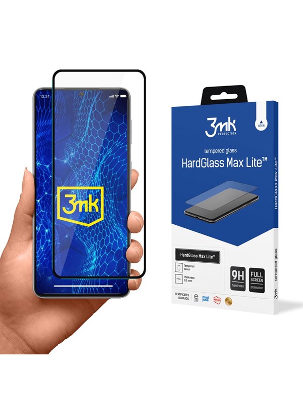 Image of 3mk 9H HardGlass Max Lite Glass for Samsung Galaxy S21+ 5G