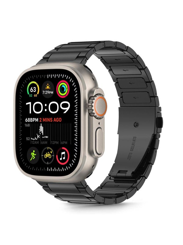 Tech-Protect Stainless Bracelet for Apple Watch 44 / 45 / 46 / 49 mm - Black