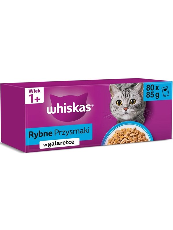 Whiskas Fish in Jelly  wet cat food  80x85g