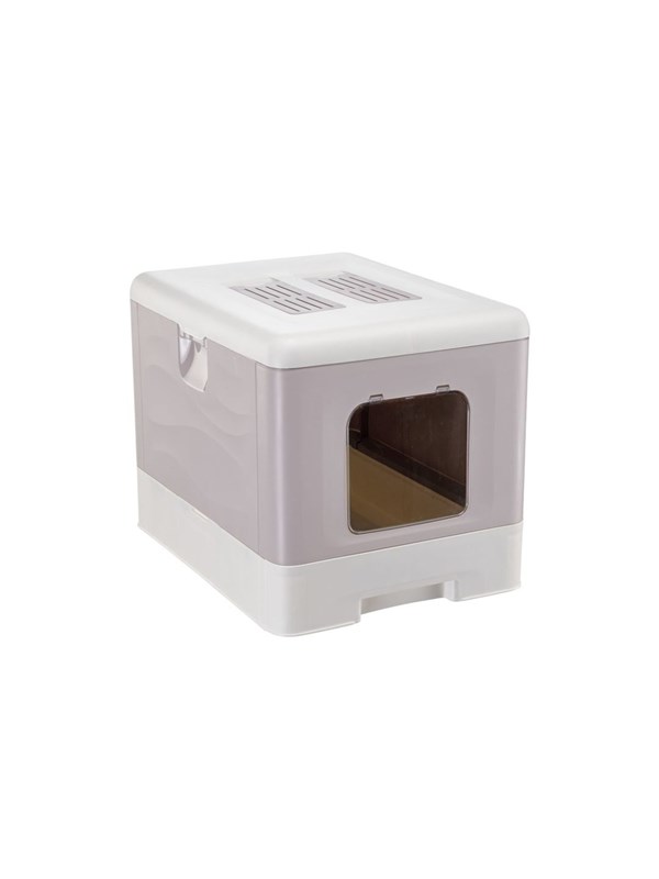 Ferplast Sahara Lilac - cat litter box - 52 x 39 x 40cm