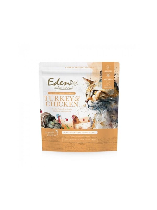 Eden Turkey  Chicken - dry cat food - 15 kg
