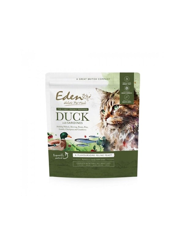 Eden Duck  Sardine - dry cat food - 15 kg