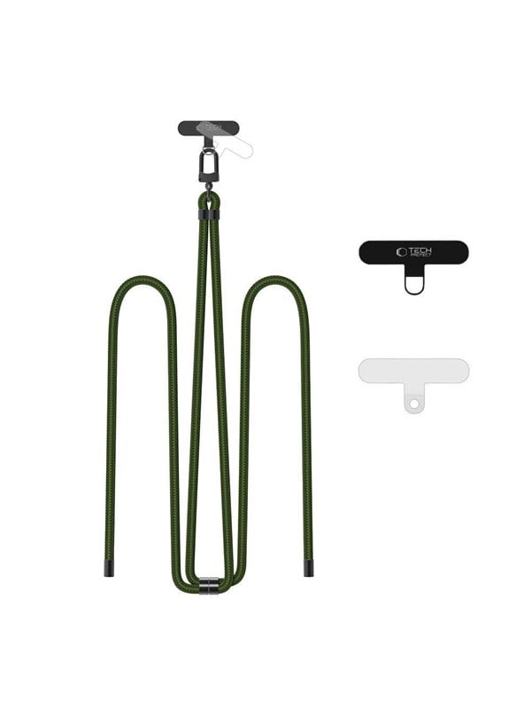 Tech-Protect C7S Rope Crossbody Strap - Olive