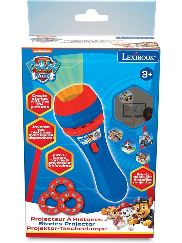 Paw Patrol Stories projector and torch light