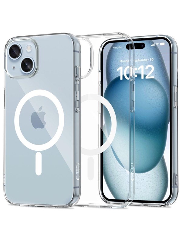 Tech-Protect FlexAir MagSafe Case for iPhone 15 - Transparent