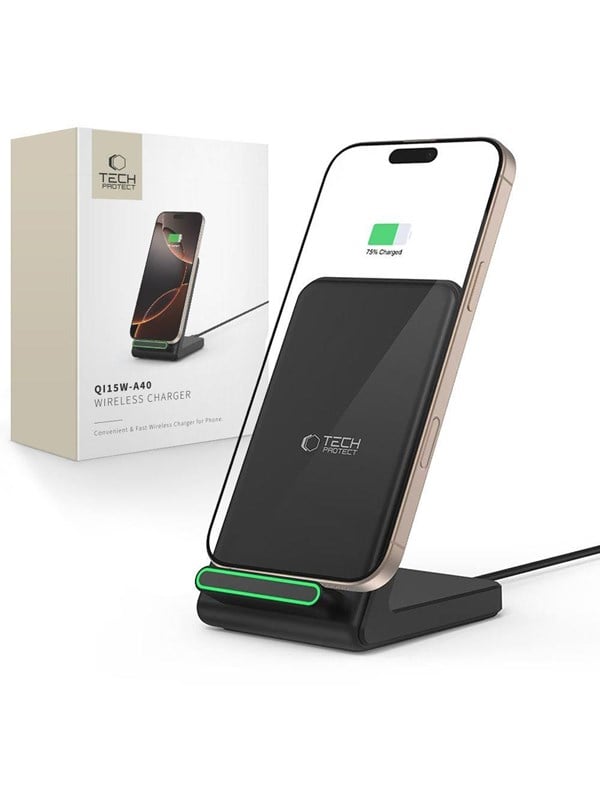 Tech-Protect QI15W-A40 Wireless Charger - Black