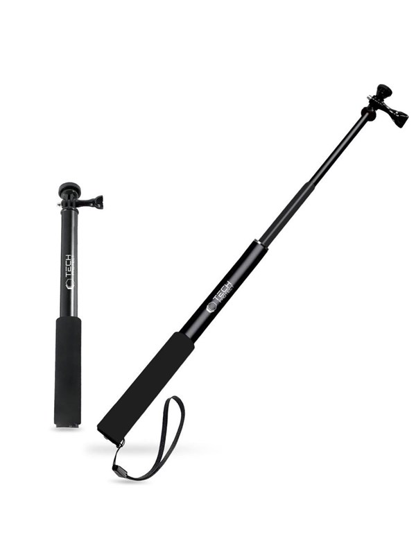 Tech-Protect GA100 Monopad & Selfie Stick for GoPro / DJI - Black