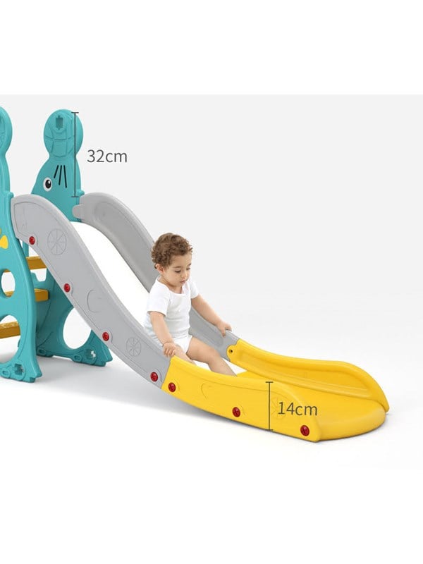 Elite Toys Kids Zone Seelwen-Rutsche und Basketball