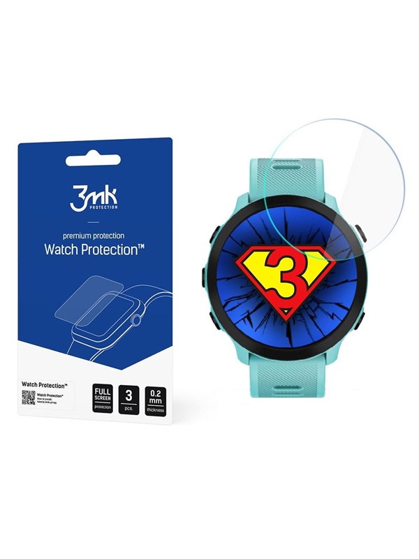 Image of 3mk Garmin Forerunner 55 - Watch Protection v. FlexibleGlass Lite
