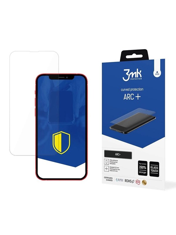Image of 3mk Ultra-Thin Screen Protector for iPhone 13 from the ARC+ Series