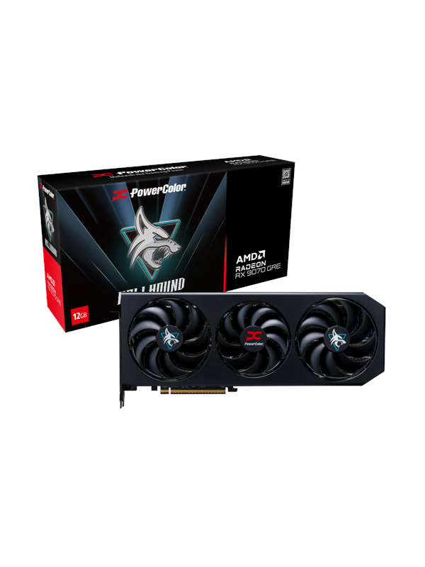 PowerColor Radeon RX 9070 GRE Hellhound - 12GB GDDR6 RAM - Grafikkarte