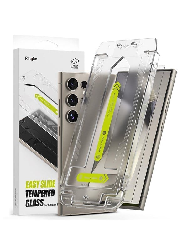 Ringke Easy Slide 2-pack Tempered Glass for Samsung Galaxy S24 Ultra