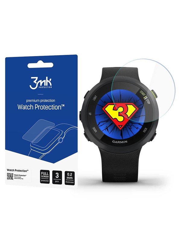 Image of 3mk Garmin Forerunner 45 - Watch Protection v. FlexibleGlass Lite