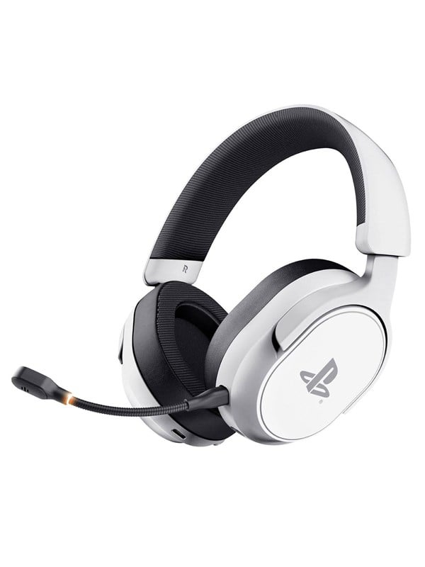 Kopfhörer Trust GXT 499W Forta Wireless USB-A Gaming PS5 Abnehmbares Mikrofon Weiß