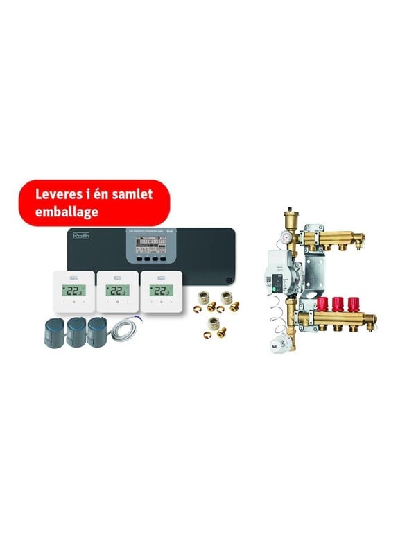 Roth Touchline SL complete wireless heating package 3 rooms