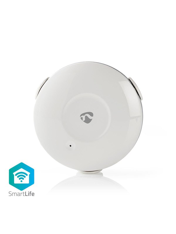 Image of Nedis SmartLife Water Detector, Wi-Fi, Battery, White