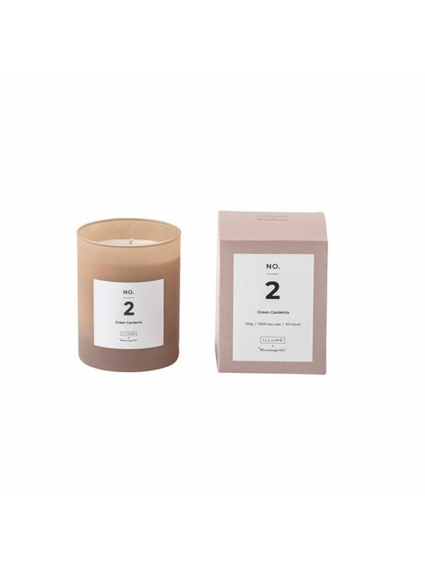Bloomingville - NO 2 Green Gardenia Scented Candle 8x10 cm