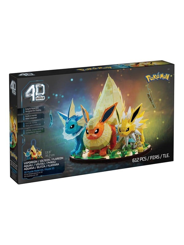 Pokemon 4D Build Pokmon Eevee Evolution Trio 36 cm 4D Puzzles