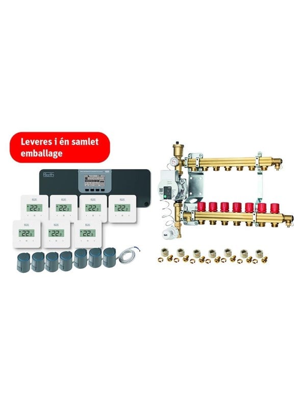 Roth Touchline SL complete wireless heating package 7 rooms