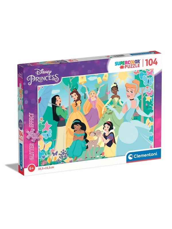 Clementoni Puzzle Disney Princess Glitter effect 104 pieces 2D Puzzles