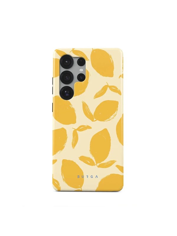 Burga Tough Back Cover für das Samsung Galaxy S25 - Lemon Tart