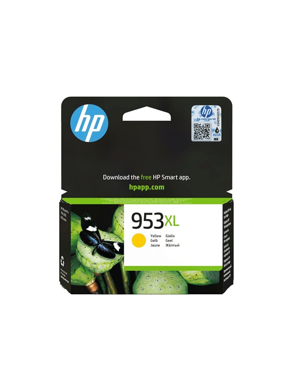 HP Druckerpatrone 953XL F6U18AE (953XL), gelb, ca. 1450 Seiten 0199764693648 HP