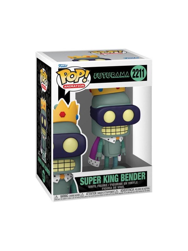 Funko - Funko POP Vinyl Futurama S5 Super King Bender