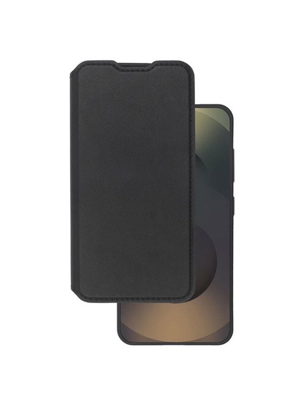 Lippa Samsung S26 Wallet w removable cover and wireless charging - Black