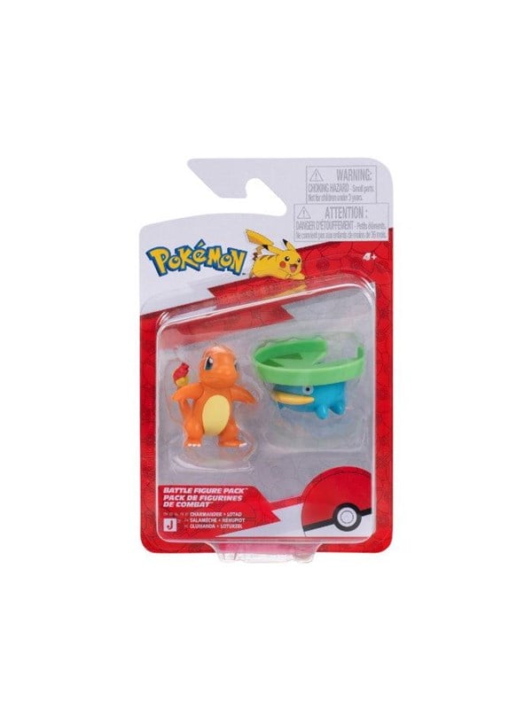 Pokemon Battle Figure Pack: Charmander & Lotad
