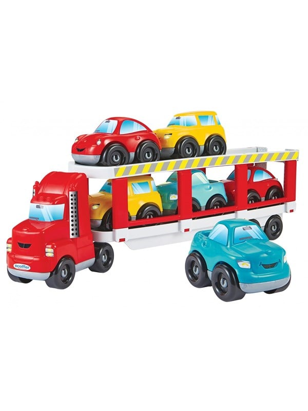 Ecoiffier Biltransport med kretjer