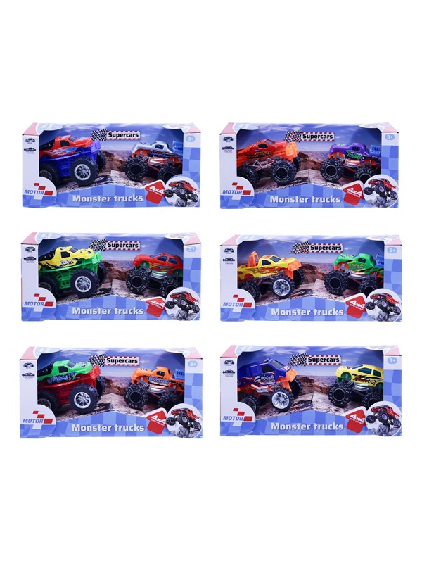 Impulse Toys Monstertruck die-cast mfreewheel 2-pack - assorted