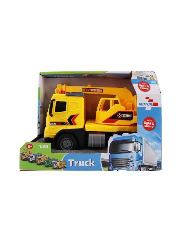 Impulse Toys Kranbil mlys og lyd 120