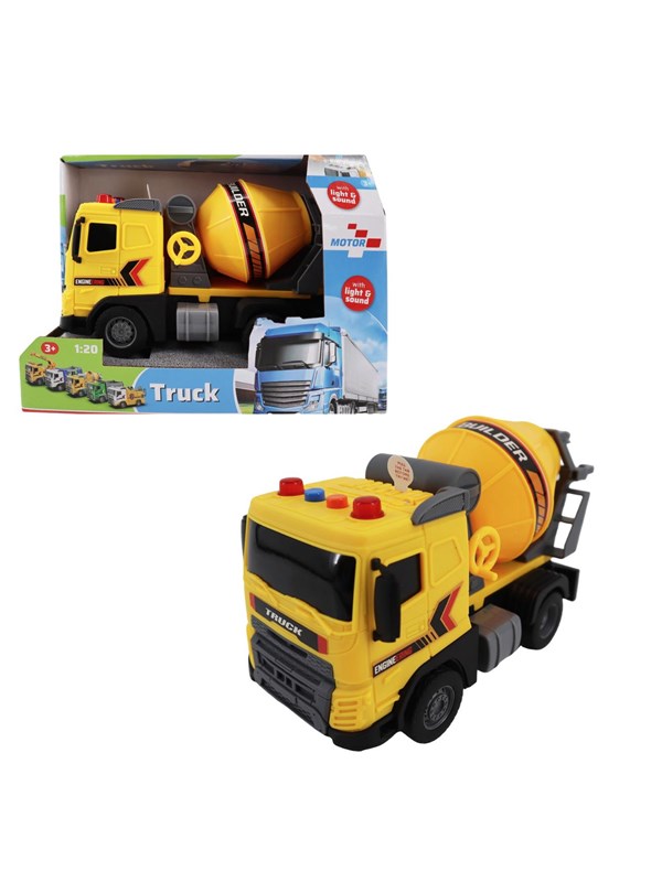 Impulse Toys Cementbil mlys og lyd 120