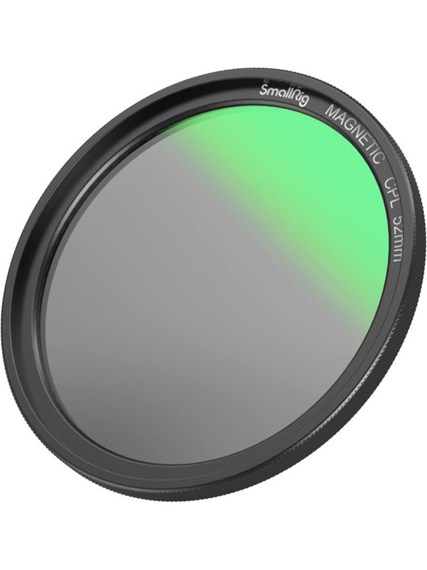 SmallRig Kit de filtro de polarizadores circulares magnéticos, vidrio óptico HD, Kit de filtro de polarización CPL Circular magnético para teléfono, 52mm
