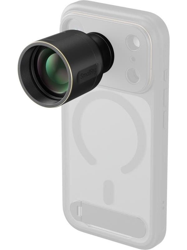 SmallRig 2× Magnification Telephoto Lens Smartphone Telephoto Lenses (4x / 5x)  T-Mount 4K Optics Lens for iPhone 17 Pro Max