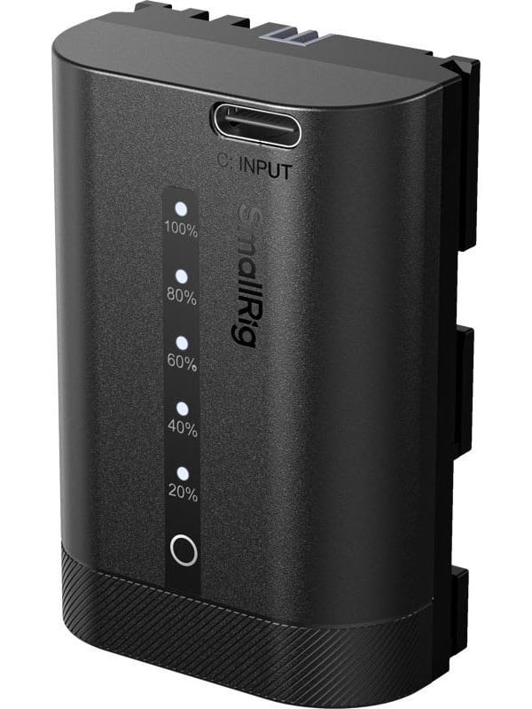 SmallRig 5298 USB-C Camera Battery with Power Display for Canon LP-E6P