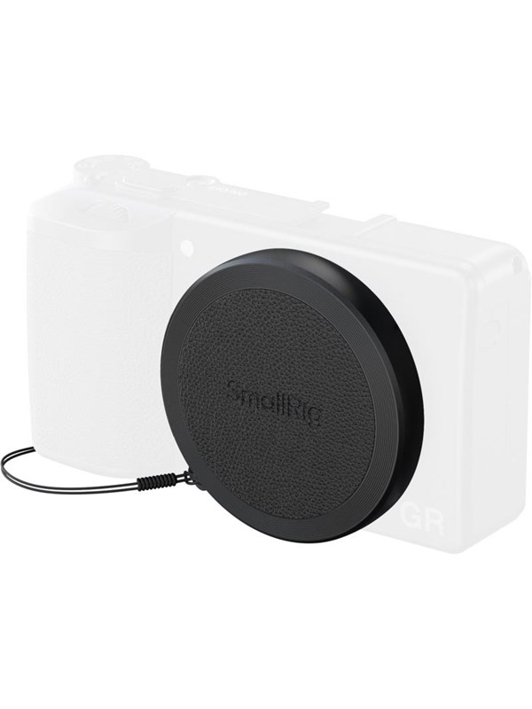 Tapa protectora de lente SmallRig para RICOH GR IV, marco de aleación de aluminio, cuero texturizado que combina con el cuerpo de la cámara -5680