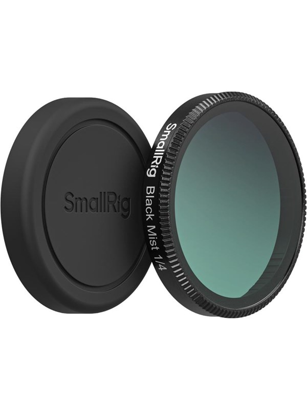 Filtro de Efecto Black Mist SmallRig 1/4 para DJI Osmo Action 6, con Cubierta de Lente de Silicona, Diseño a Presión, Vidrio de Alta Alúmina -6086