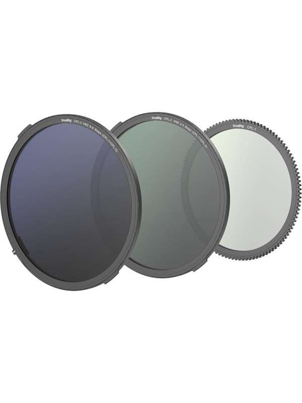 Magnetisches VND-Filter-Set von SmallRig mit CPL1- und CPL2- und CPL3-Filtern, magnetisch stapelbar