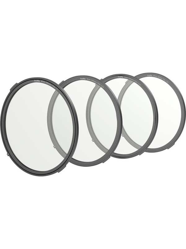 SmallRig White Diffusion Magnetfilter-Set (4 Stück) mit 1/8 & 1/4 & 1/2 & 1 Filter für SmallRig
