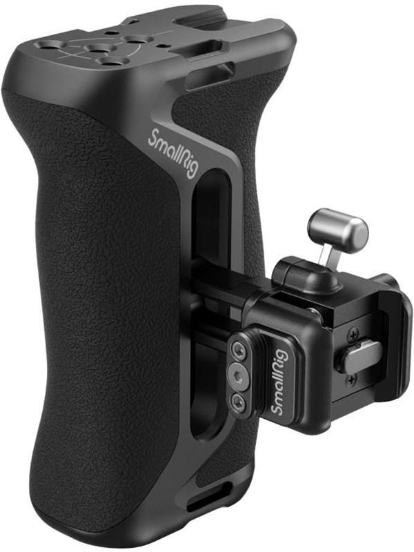 SmallRig-mango lateral NATO de bloqueo rápido a presión, ajustable hacia arriba/abajo para placa de jaula de cámara DSLR con orificio para correa de muñeca de zapata fría 4017