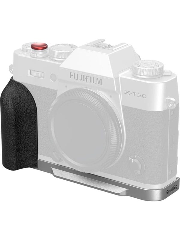 SmallRig 5664 L-Shaped Mount Plate with Silicone Handle for FUJIFILM X-T30  T30 II  T30 III Silver