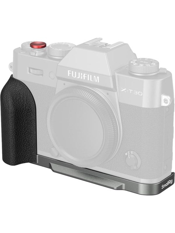 SmallRig 5665 L-Shaped Mount Plate w Silicone Handle for FUJIFILM X-T30  T30 II  T30 III Charcoal