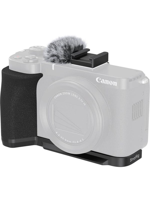 SmallRig 5808 L-Shaped Mount Plate with Handle for Canon PowerShot V1 Black